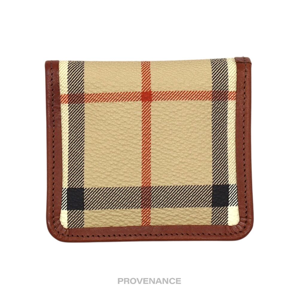 🔴 Burberry Vintage Golf Tee Wallet - Nova Haymarket Check - Picture 2 of 5